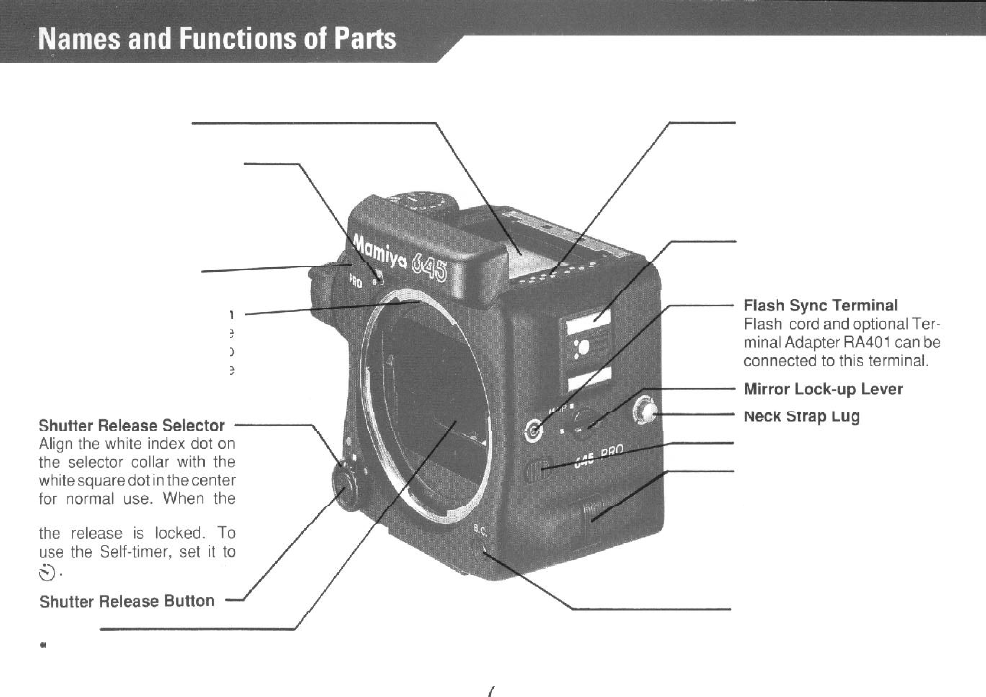 mamiya 645 mirror lock up