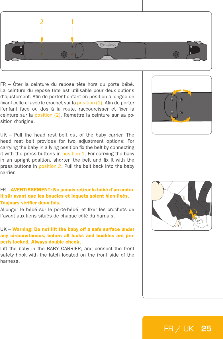 Manual Cybex I Go Page 26 Of 42 English German Dutch French Italian Turkish