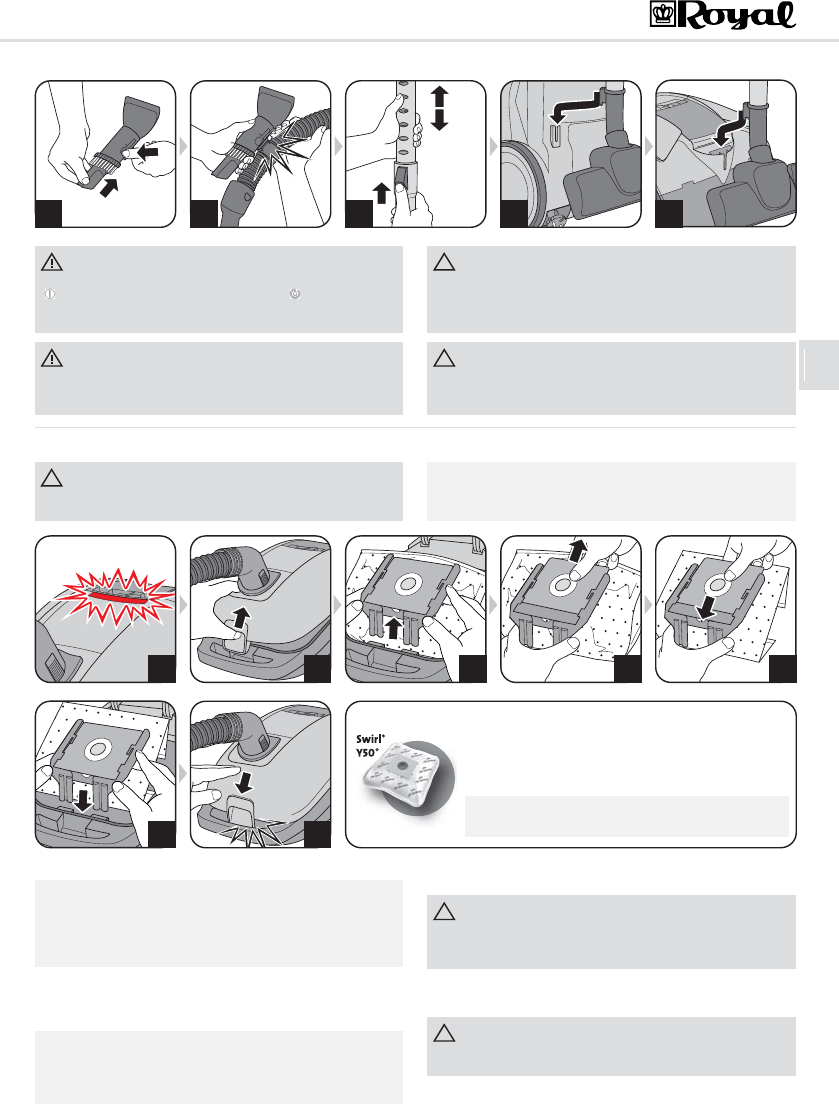 Manual Dirt Devil Dd7710 Rebel 71 Page 16 Of German English French