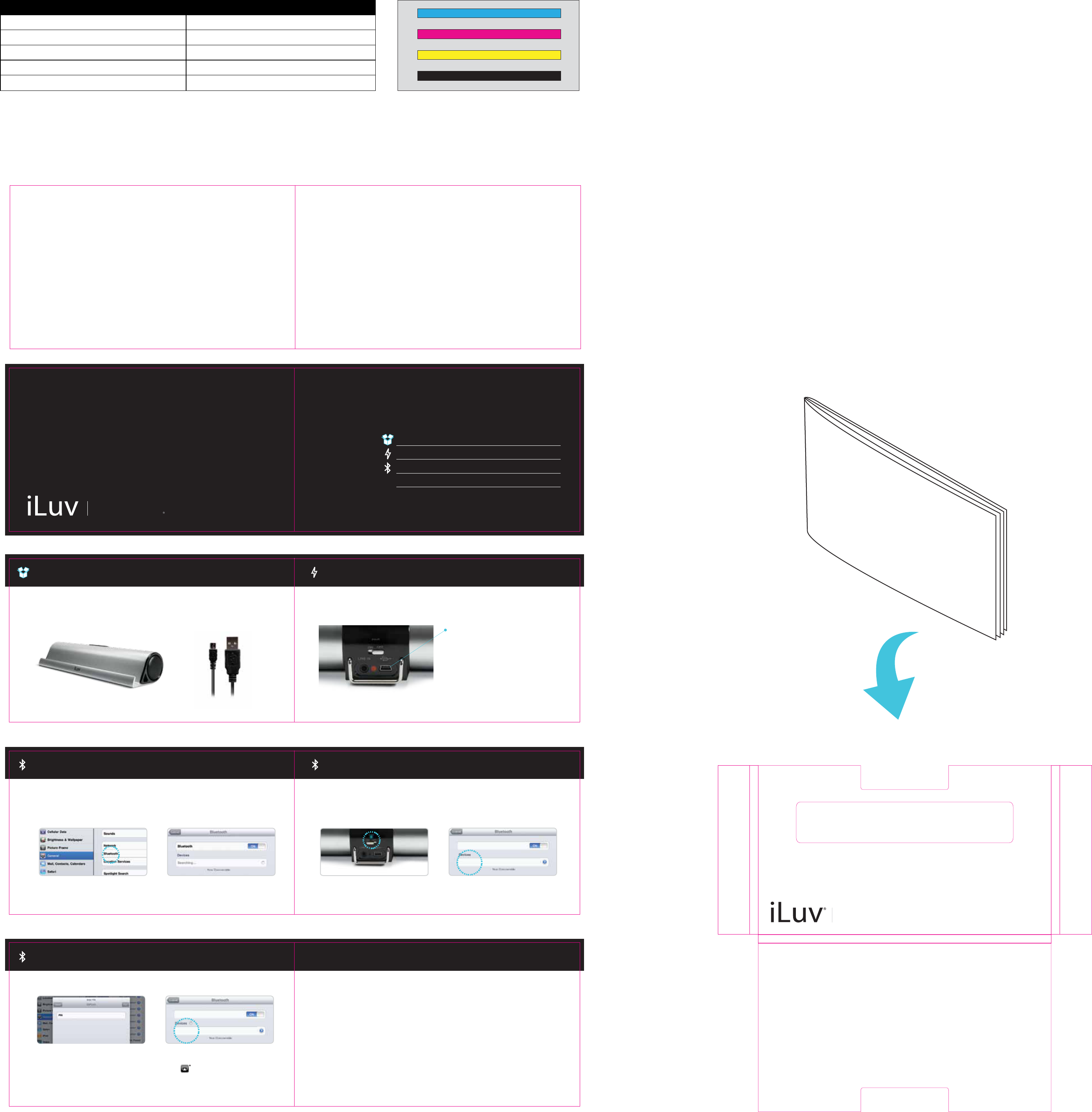 Manual Iluv iSP245 (page 1 of 1) (English)