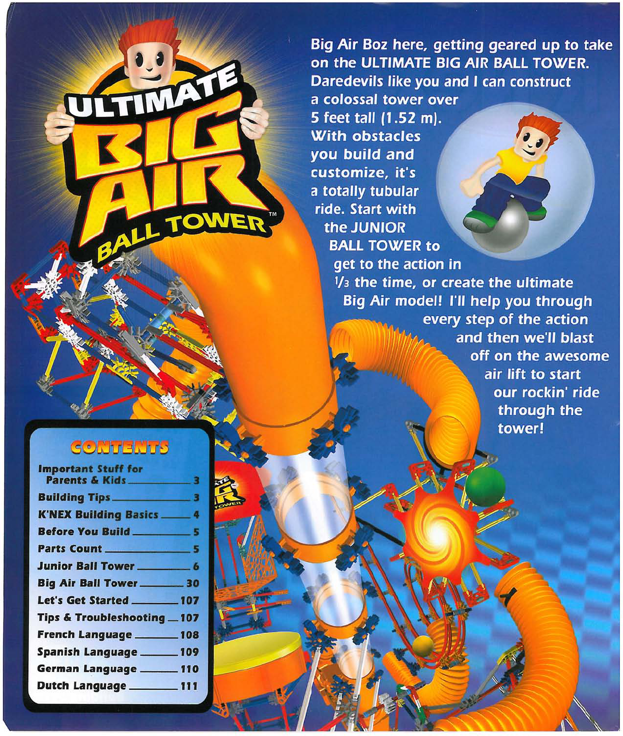 knex ultimate big air ball tower