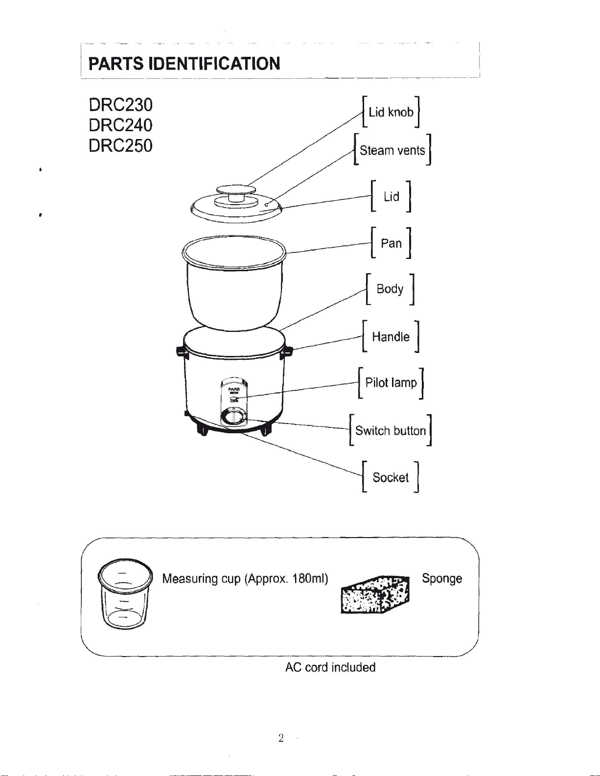 User manual Pars DRC240 (English - 7 pages)