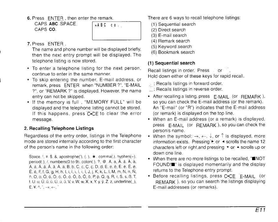 Manual Sharp El 65 Page 13 Of 38 English