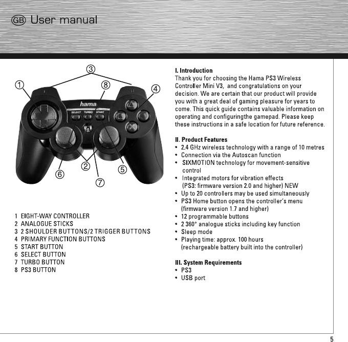 Подключить 2.4 g wireless controller. Геймпад Hama Controller Scorpad for ps3. Hama ps3 Controller Wireless. Wireless Controller x3 инструкция. Wireless Controller x7 инструкция на русском.