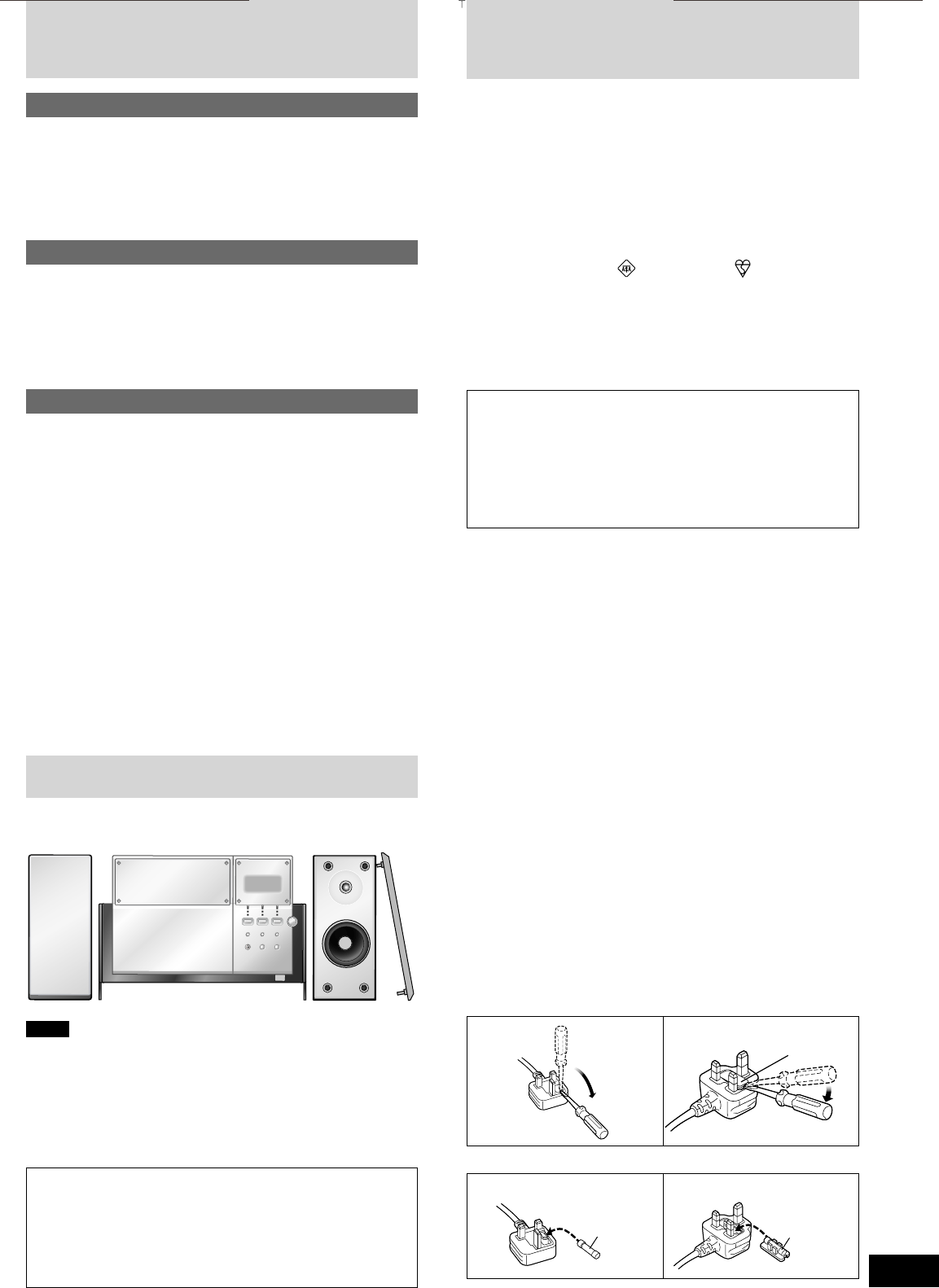 Manual Panasonic SC-EN5 (page 1 of 5) (English)