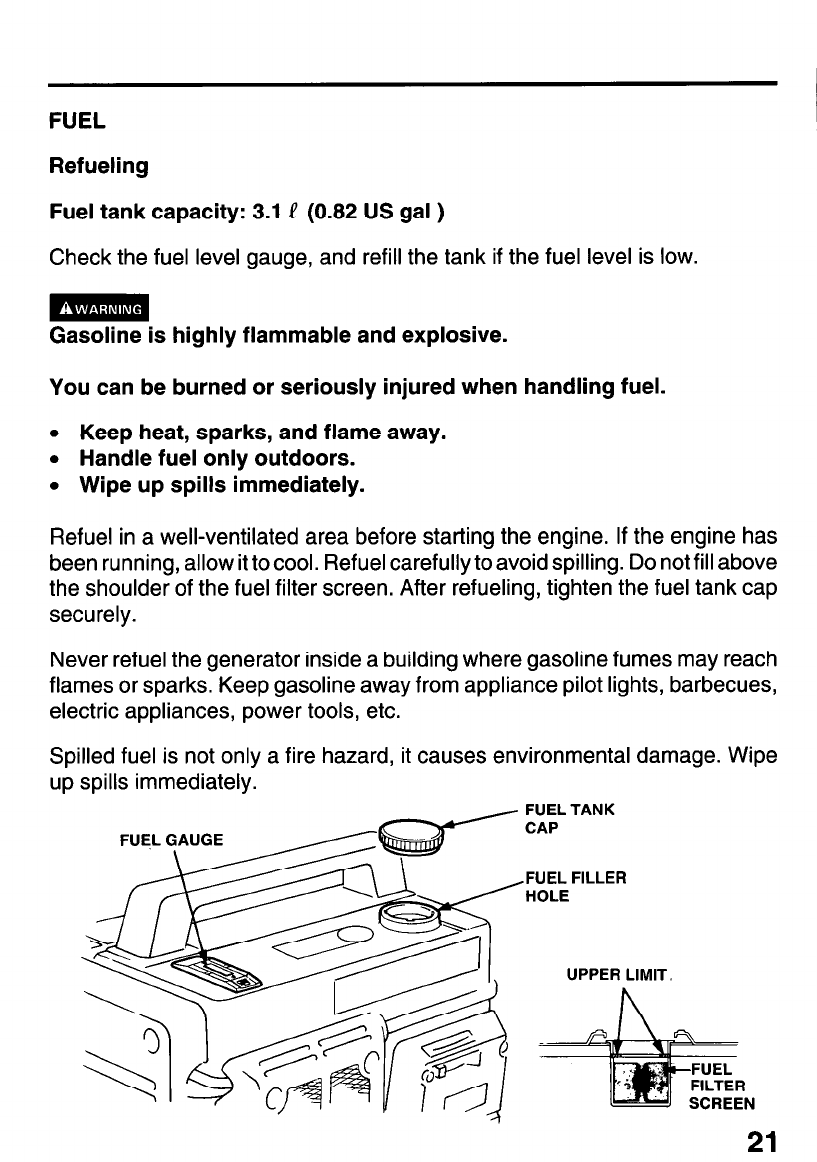 Manual Honda Ex1000 Page Of 53 English