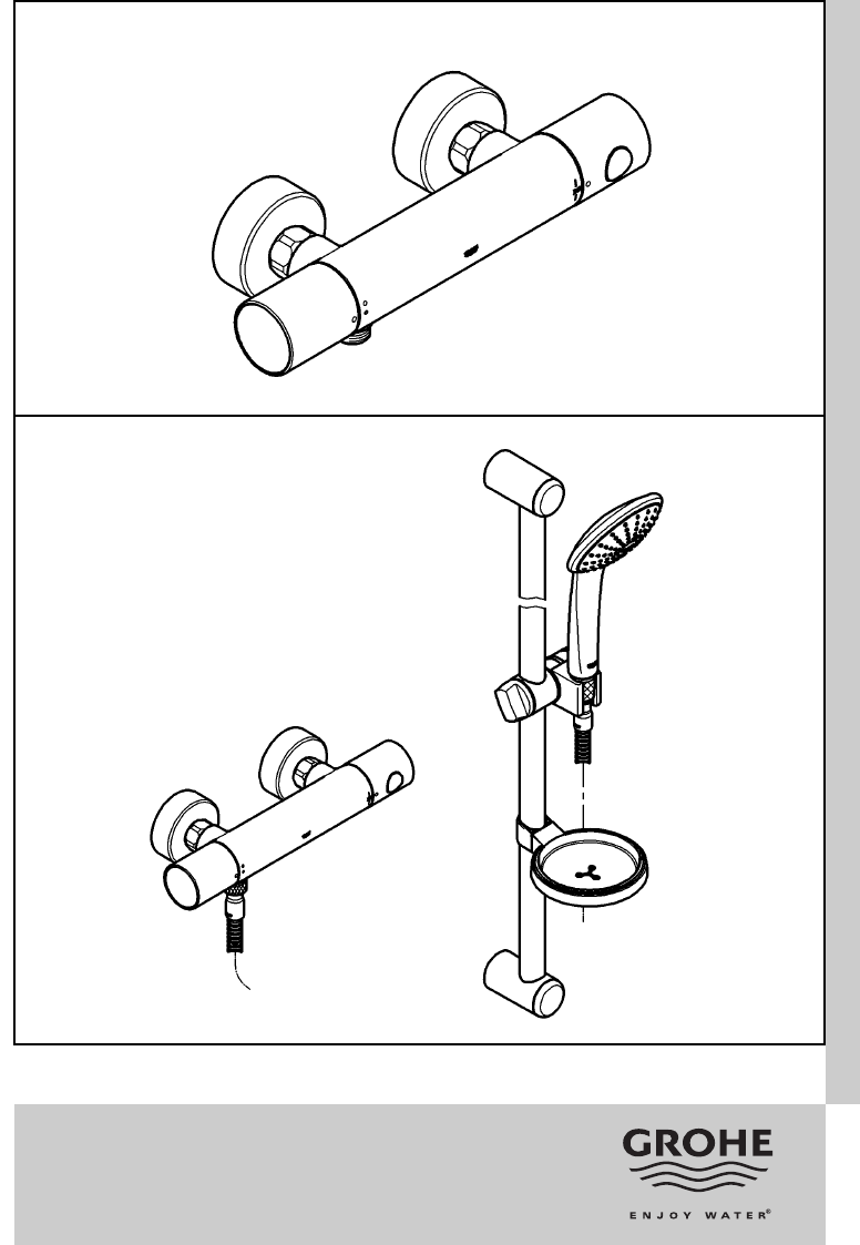 Manual Grohe Grohtherm 1000 Cosmopolitan Page 1 Of 6 English