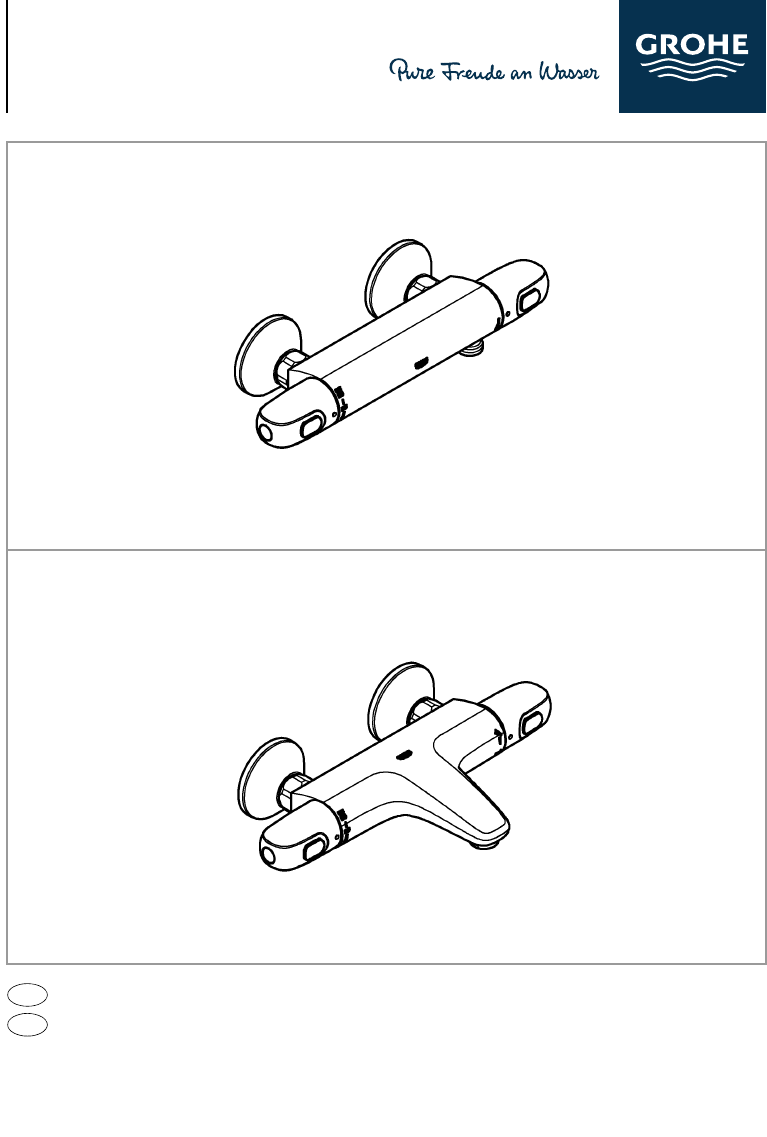 Manual Grohe Grohtherm 1000 (page 1 of 10) (English)