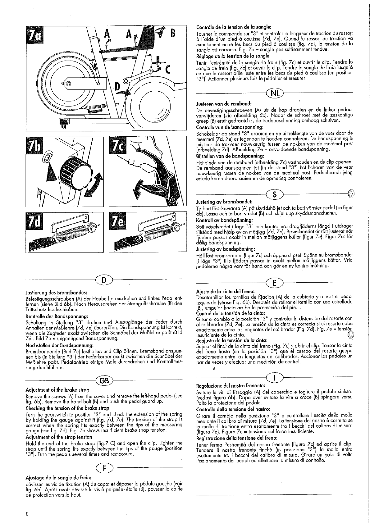 Manual Kettler Consul Super 07954 900 Page 3 Of 8 English German