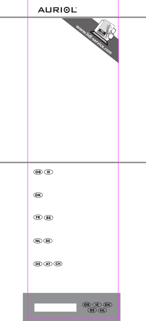 Manual Auriol 2-LD4156 - IAN 273754 (page 1 Of 31) (English, German ...