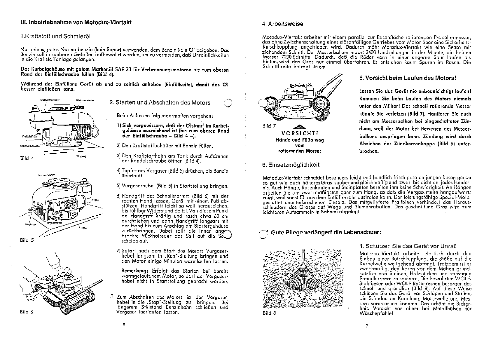 Manual Wolf Garten Ts Wolf Motodux Page 3 Of 16 German