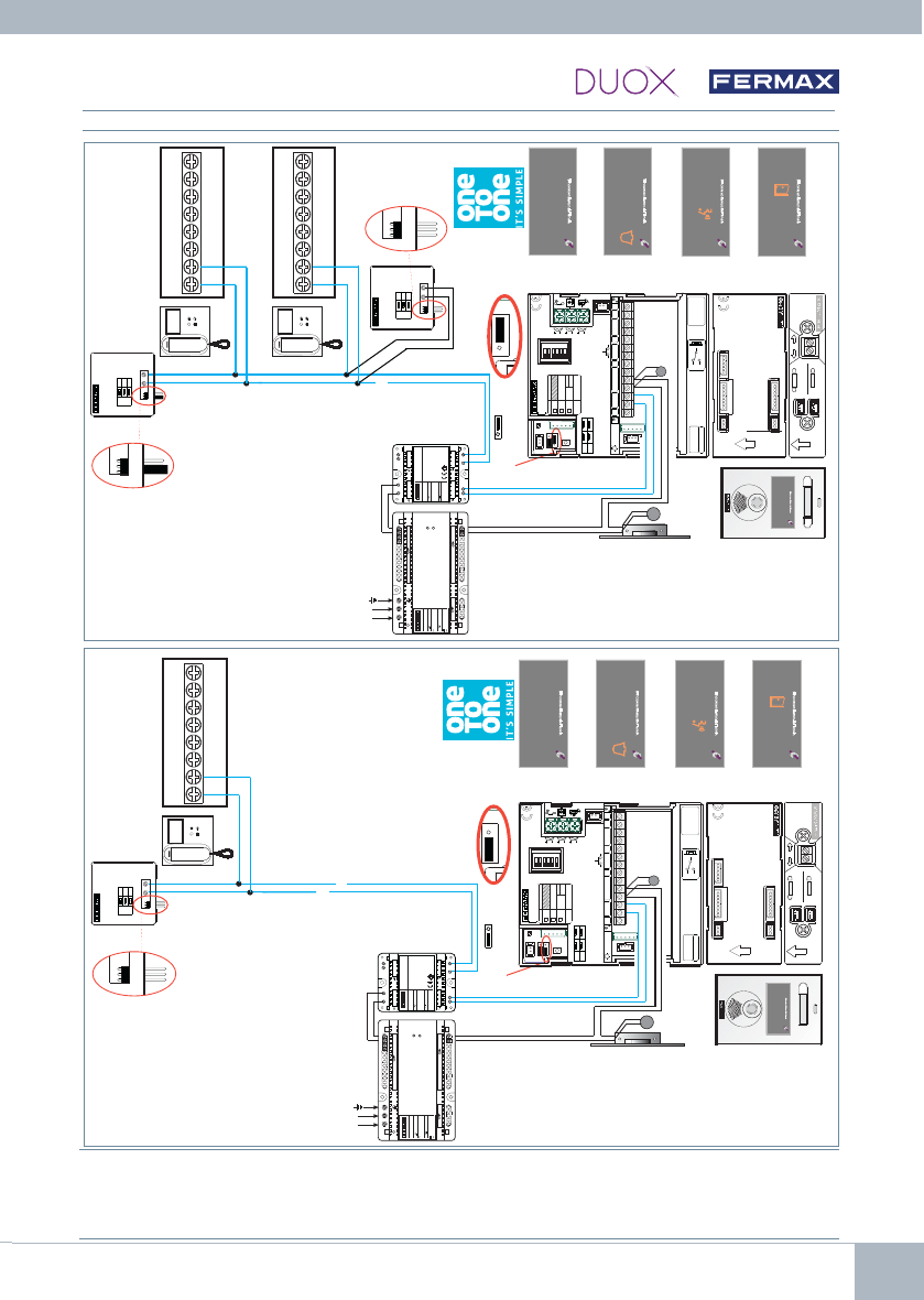 Manual Fermax One To One Duox Video Cityline Kit 1 2 L Page 5 Of 21 German English Spanish French Portuguese