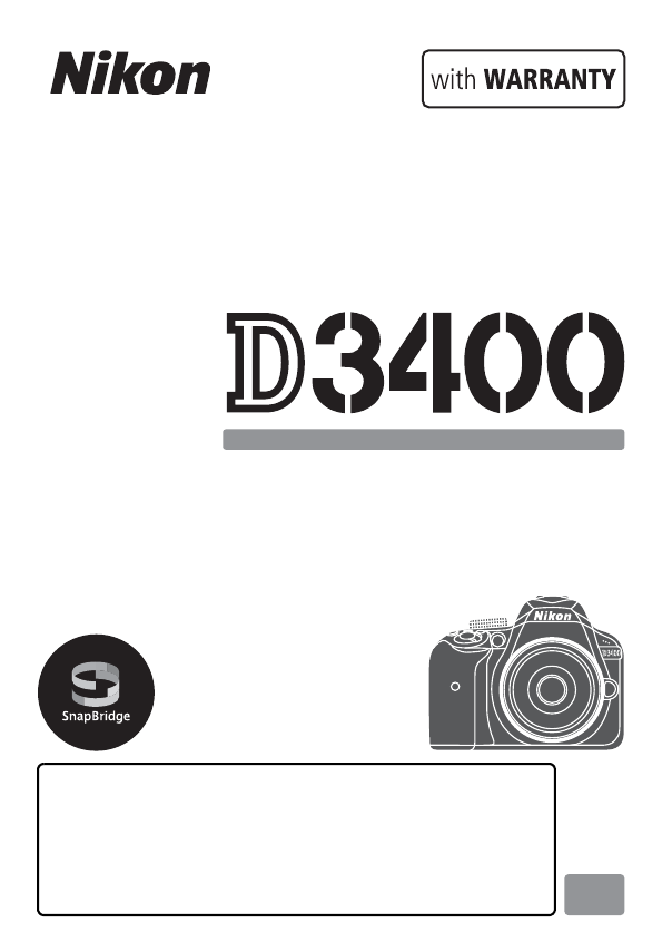 User manual Nikon D3400 (English - 356 pages)