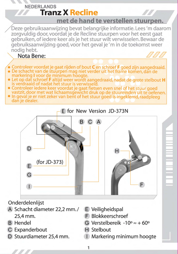 uitrusting gordijn bouw Manual Rih TranzX stuurpen (page 1 of 7) (Dutch)