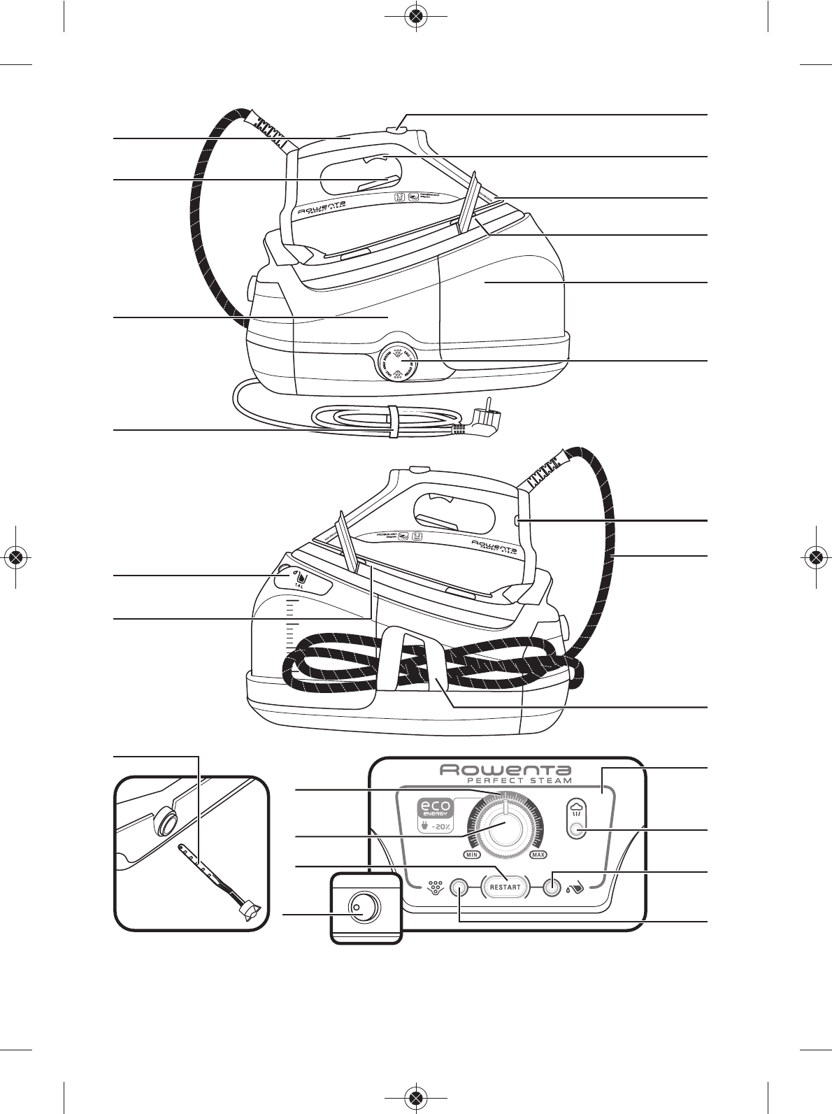 Manual Rowenta Dg8561 Perfect Steam Page 1 Of 94 All Languages