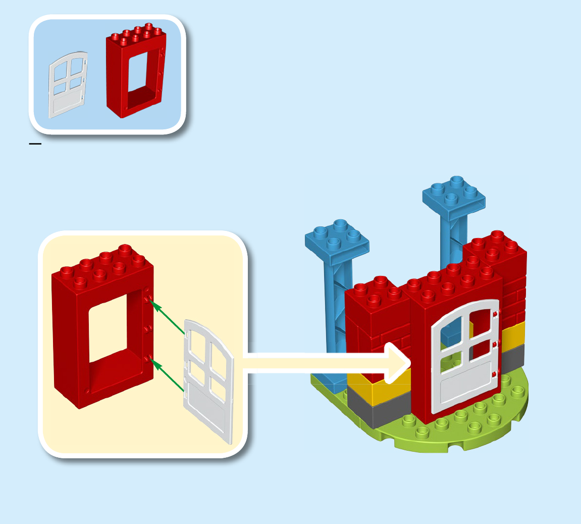 Лего дупло пожарная станция инструкция по сборке в картинках