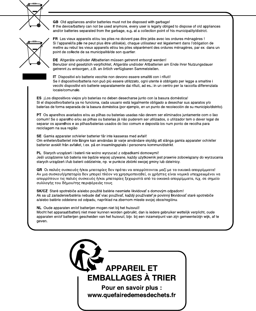 Manual Caliber Hpg435bt Page 26 Of 28 English German Dutch French Italian Polish Portuguese Swedish Spanish