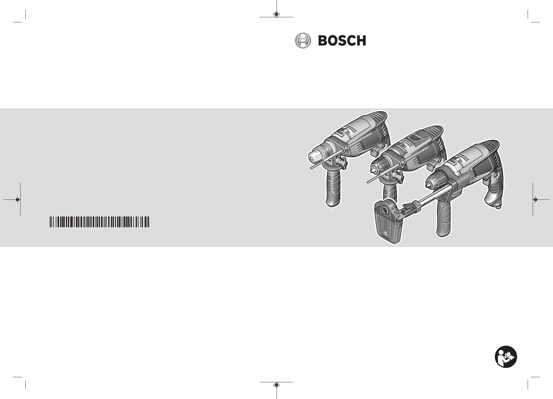 Manual Bosch UniversalImpact plus Drill Assistant (page 1 (English, German, Dutch, Danish, French, Italian, Portuguese, Swedish, Turkish, Spanish, Norwegian, Finnish)