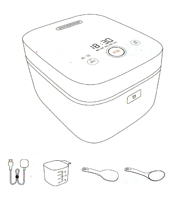 xiaomi rice cooker manual english