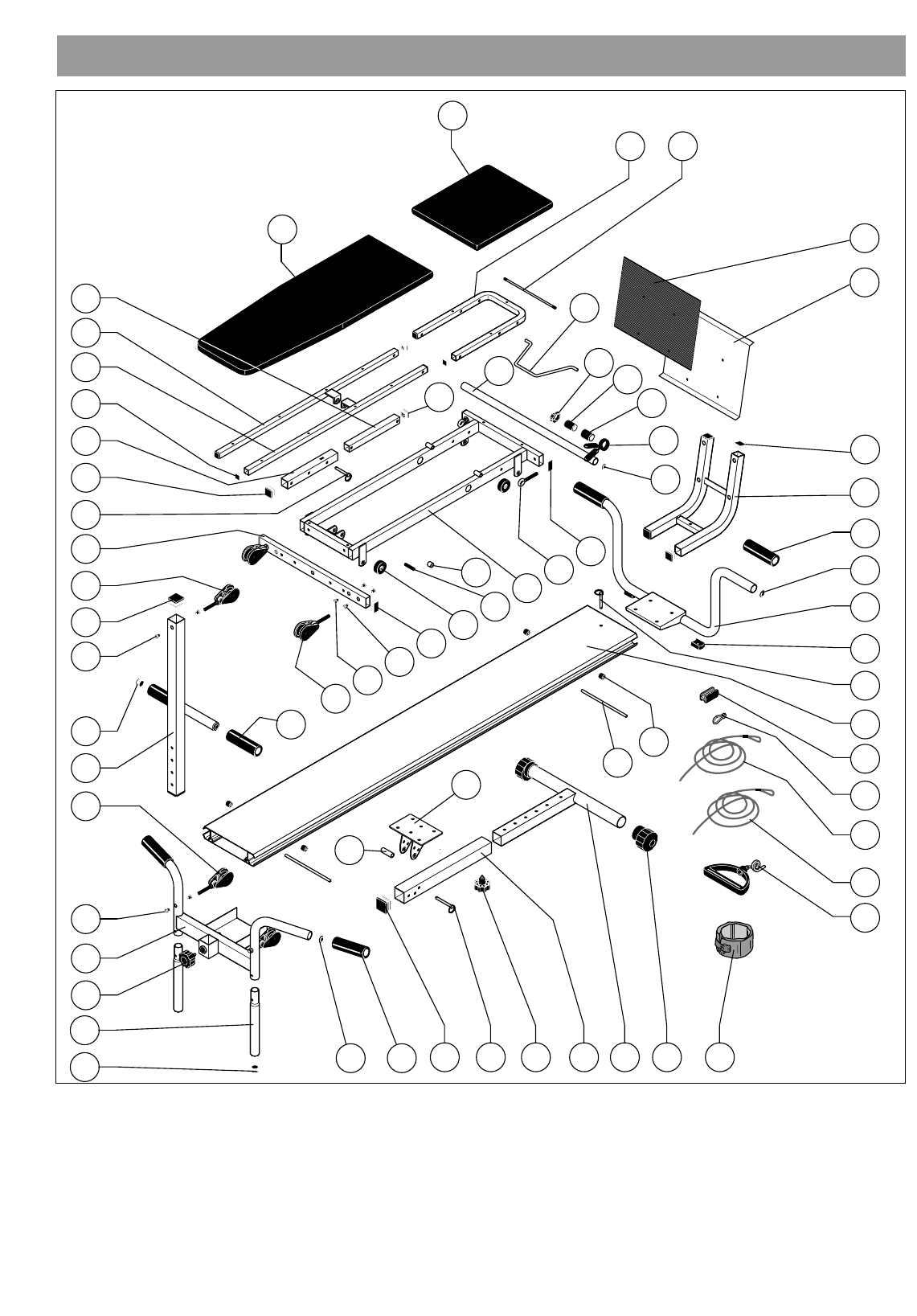 Manual Kettler MULTI GYM 7819 000 page 14 of 15 English