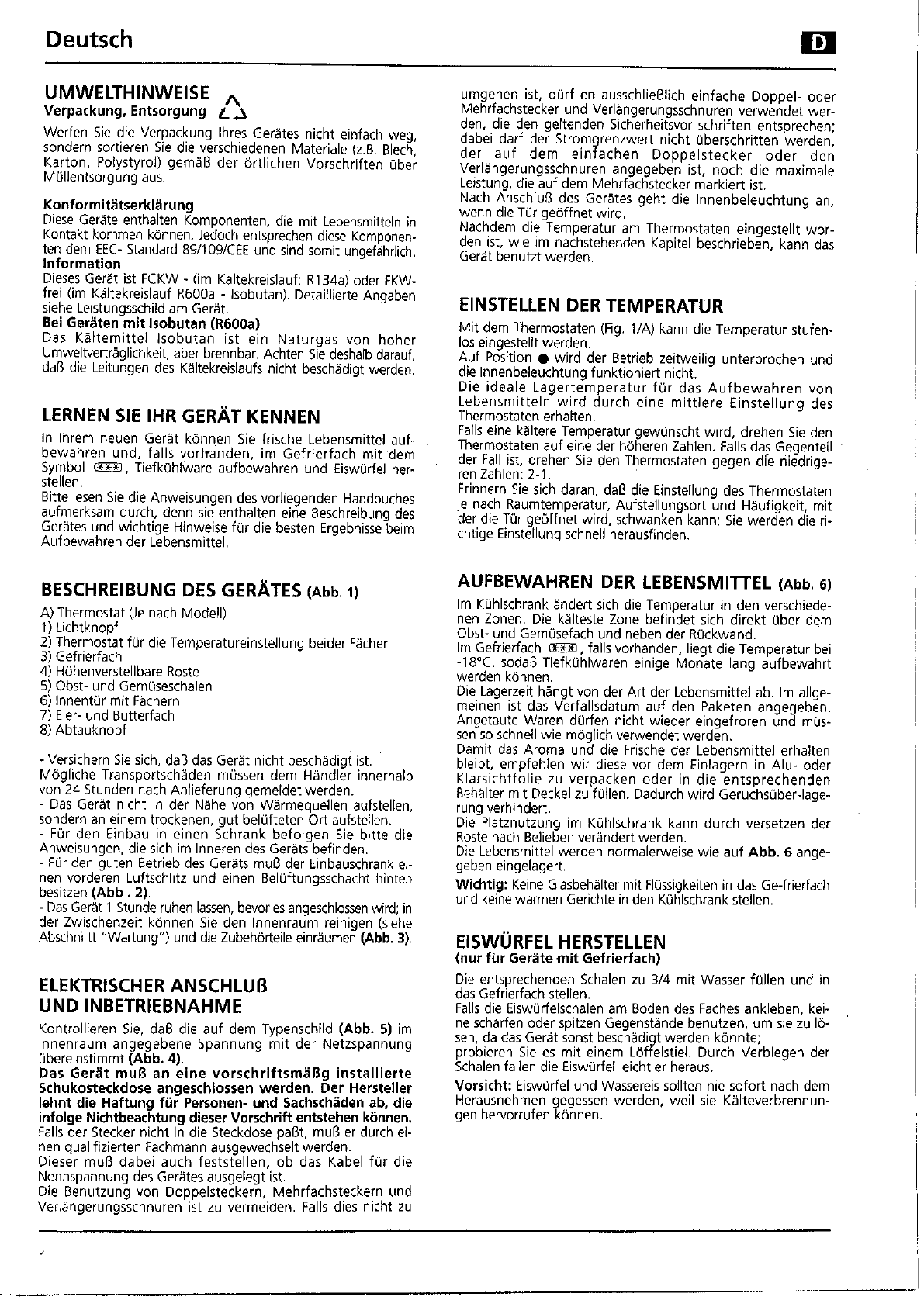 Manual Smeg Fr 166 Se Page 1 Of 17 German