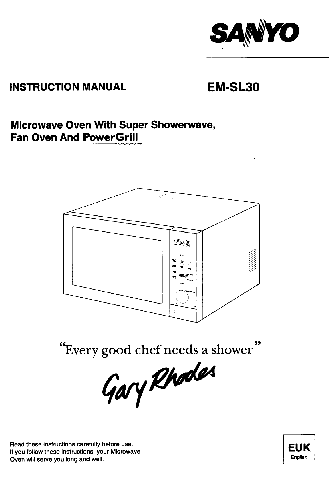 Manual Sanyo EM-SL30 (page 1 of 48) (English)