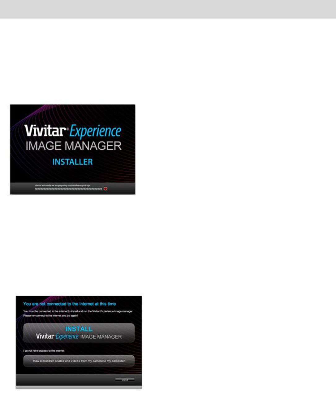 vivitar experience image manager windows 8