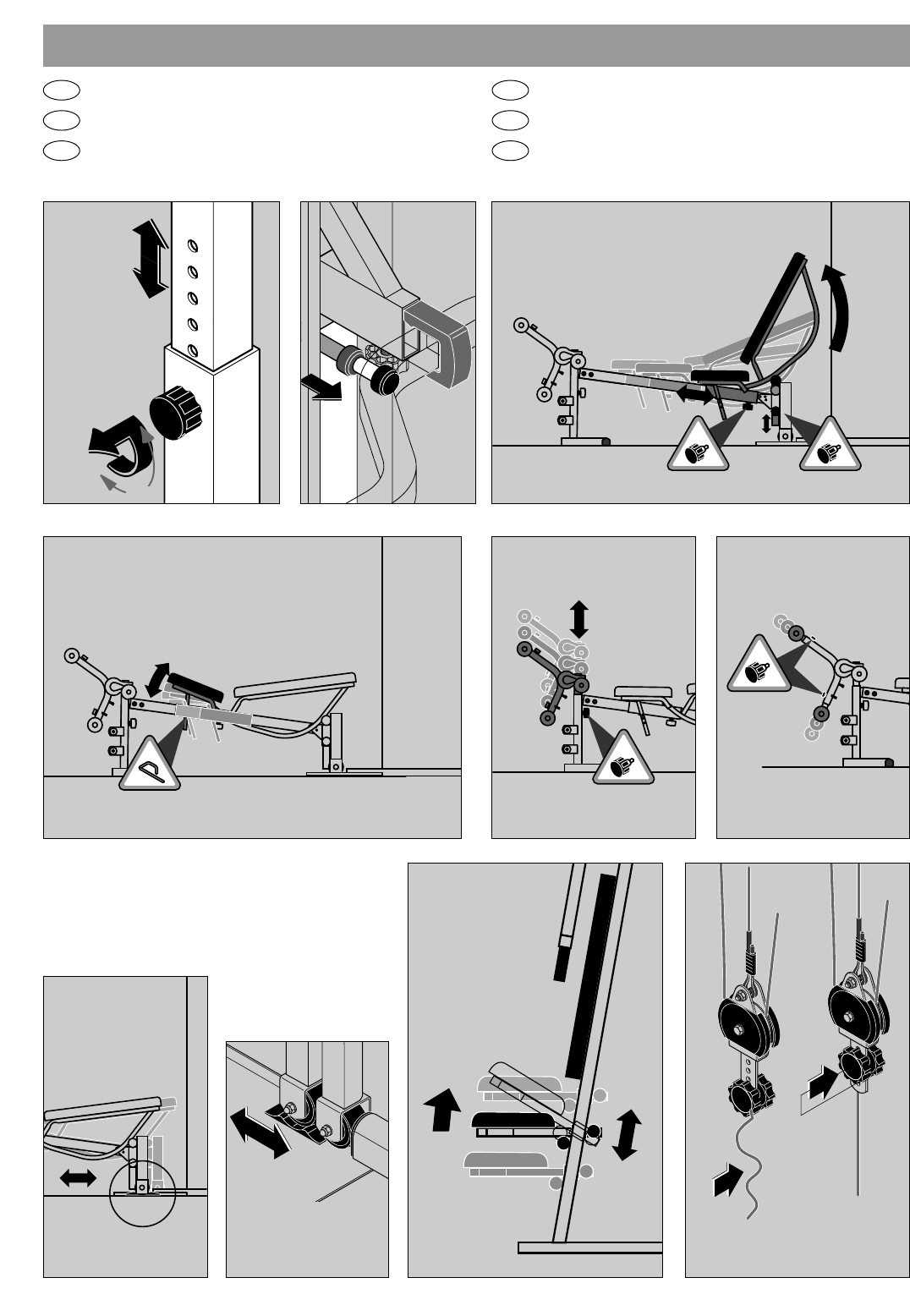 Manual Kettler Multi Fitness Center 7713 000 Page 23 Of 32 English German Dutch French Italian Swedish Spanish