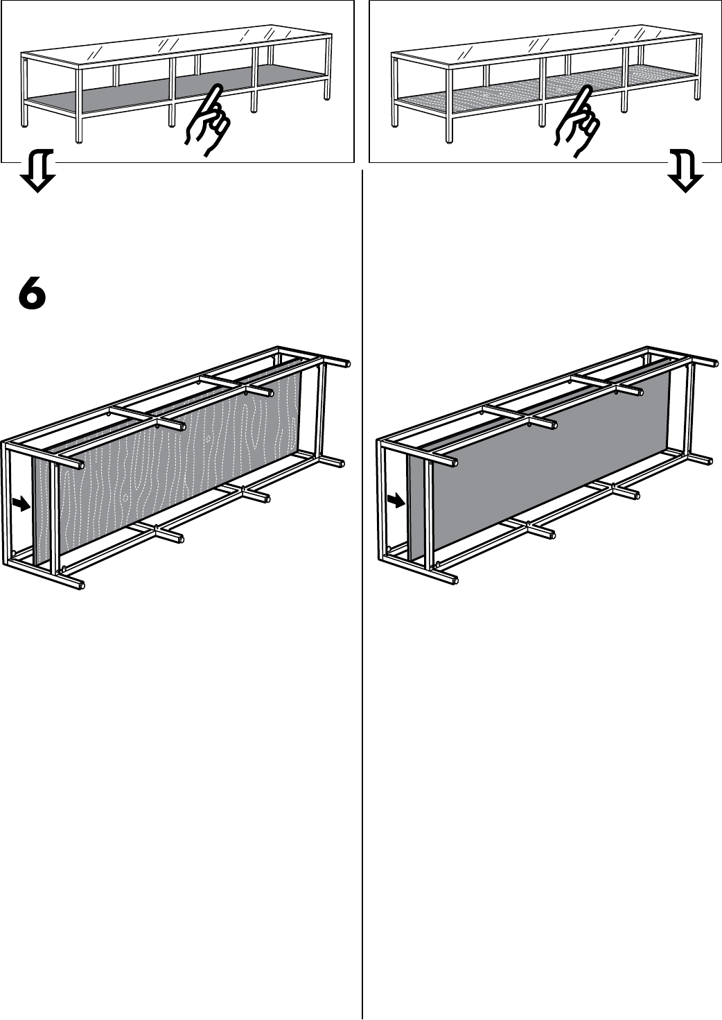 grind Neem de telefoon op liefde Manual Ikea VITTSJO tv-meubel (page 6 of 8) (All languages)