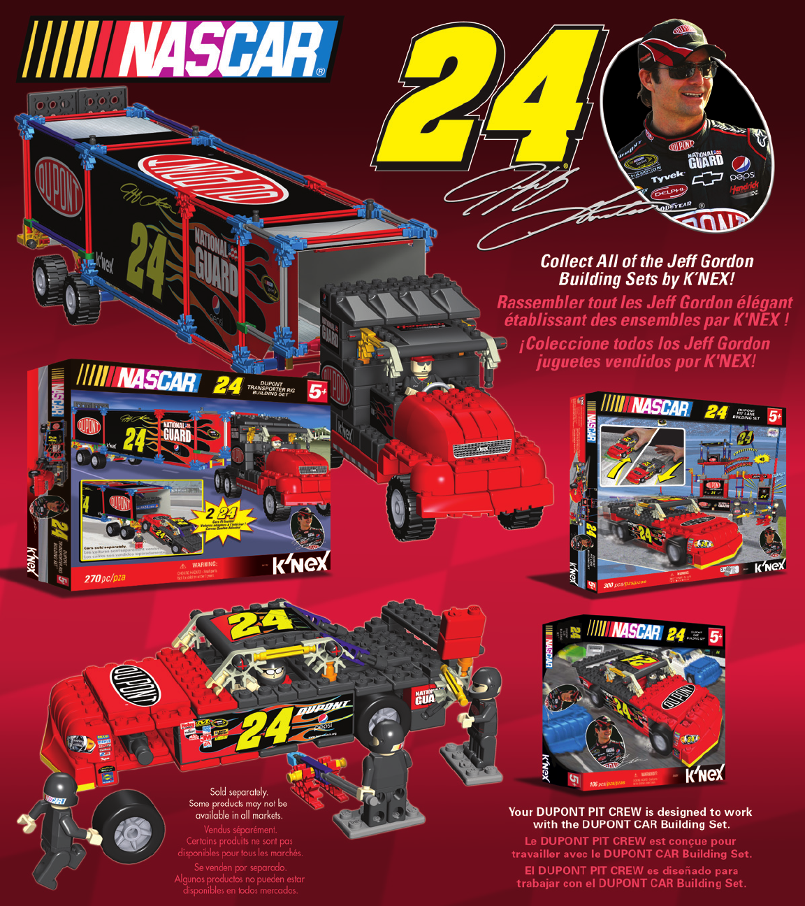 Manual Knex Nascar Nr 24 Dupont Pit Crew Page 1 Of 2 All Languages