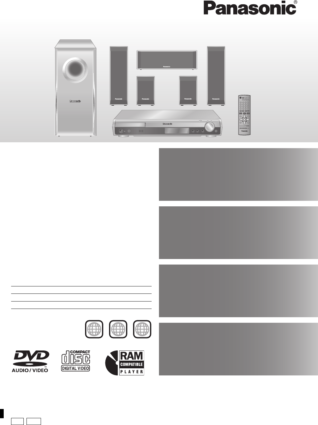 Manual Panasonic Sc Ht 545 Page 1 Of 40 English