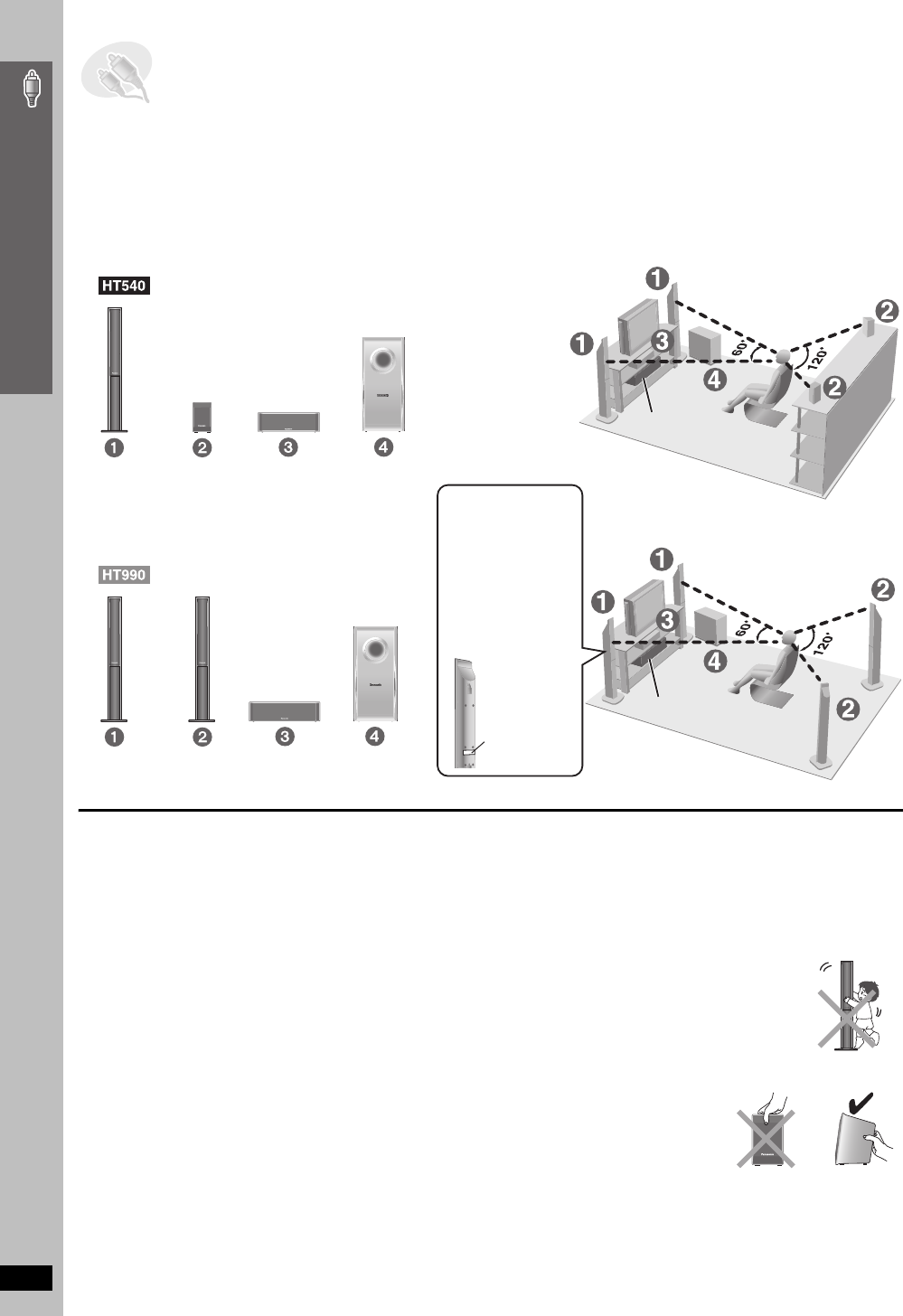 Manual Panasonic sc ht 540 (page 8 of 48) (English)