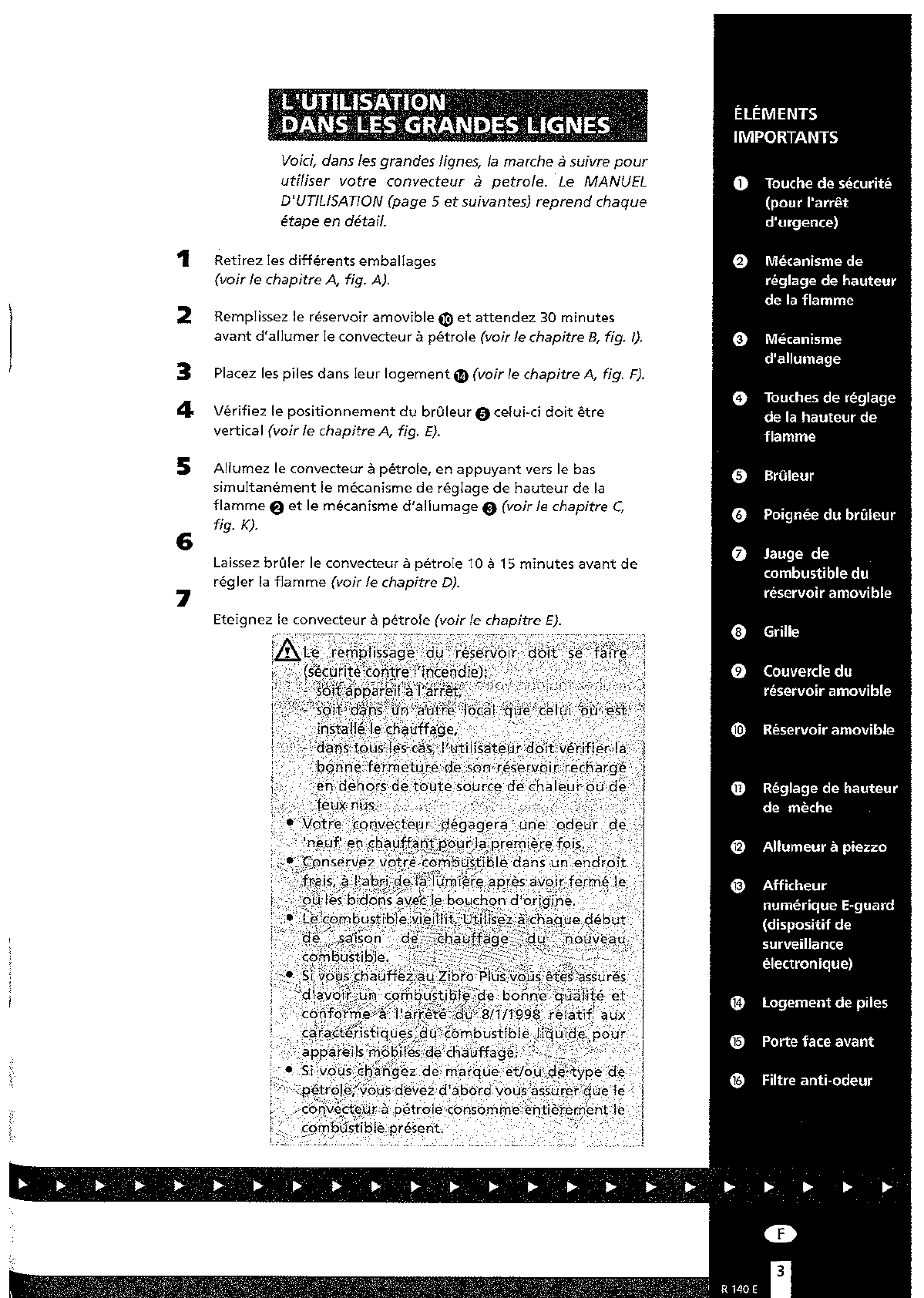 User manual Zibro Kamin R 140 E (15 pages)